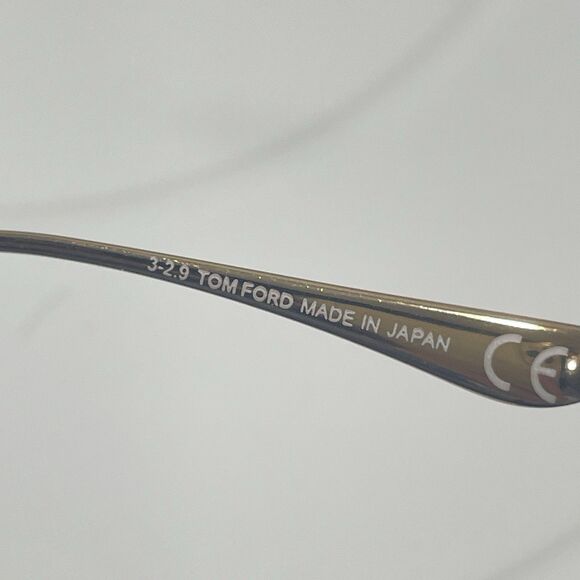 Tom Ford Cyrus TF747 30E Aviator Sunglasses Gold Titanium Made in Japan main image 10